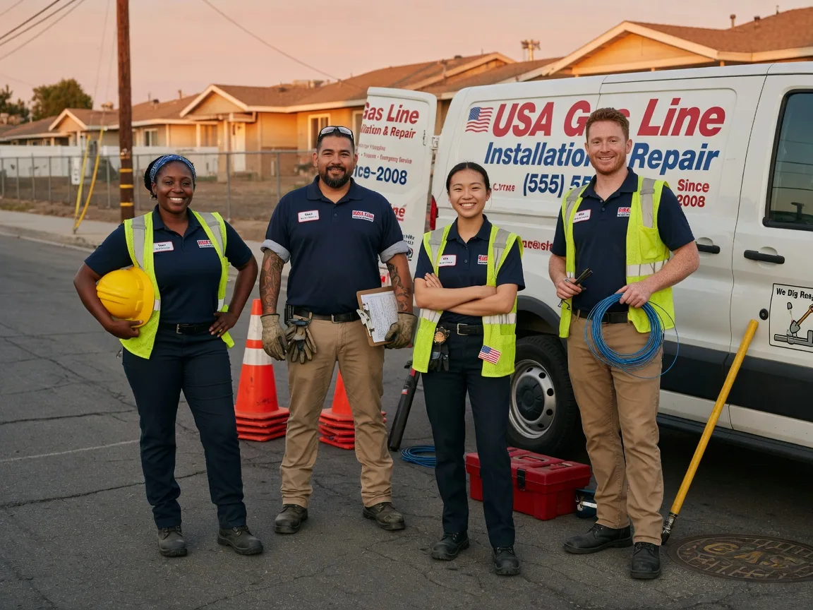 Gas Line Installation company in Hathaway Pines, CA